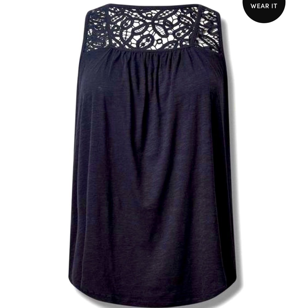 Torrid lace tank top